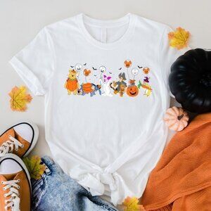 Winnie The Pooh Halloween Shirt, Funny Pooh Retro Halloween Family Shirt 92